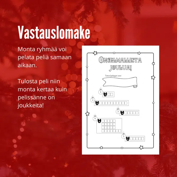 Ongelmallista joulua! -ohjelmaa pikkujouluun - Image 4